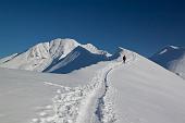 Salita invernale con ciaspole in Grem partendo da Oneta in Val del Riso nella splendida domenica del 21 febbraio 2010 - FOTOGALLERY